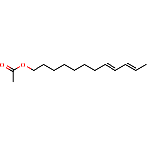 Chemical structure of 8E,10E-12Ac , CAS 53880-51-6, AChemBlock X211384