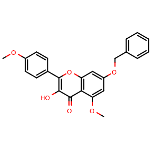 7-(benzyloxy)- 3-hydroxy-5-m ethoxy-2-(4-m ethoxyphenyl)- 4H-chromen-4 -one