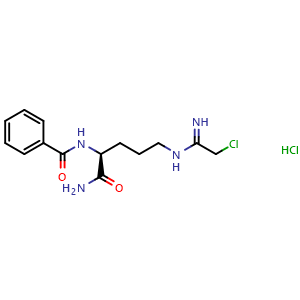 Chemical structure of Cl-amidine hydrochloride , CAS 1373232-26-8, AChemBlock X211438