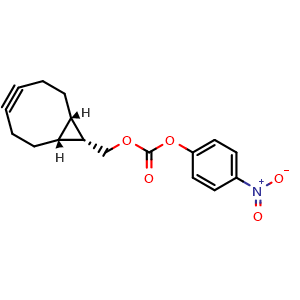 Chemical structure of endo-BCN-O-PNB , CAS 1263166-91-1, AChemBlock X211467