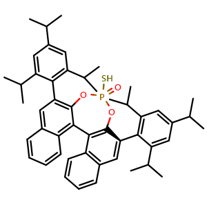 (2r)-4-mercapto-2,6-bis(2,4,6-triisopropylphenyl)dinaphtho[2,1-d:1',2'-f][1,3,2]dioxaphosphepine 4-oxide