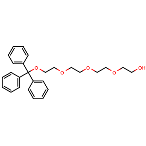 Chemical structure of Tr-PEG4-OH , CAS 125274-16-0, AChemBlock X211535