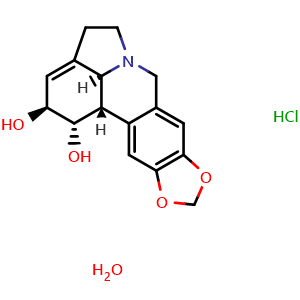 Chemical structure of Lycorine Hydrochloride Monohydrate , CAS 6150-58-9, AChemBlock X211543