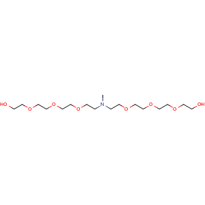 Chemical structure of N-Me-N-bis-PEG4 , CAS 2055046-22-3, AChemBlock X211595