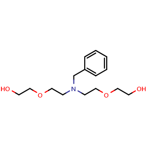Chemical structure of N-Benzyl-N-bis-PEG2 , CAS 119580-47-1, AChemBlock X211611