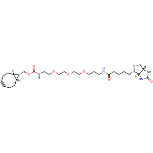 Chemical structure of BCN-PEG3-Biotin , CAS 1263166-92-2, AChemBlock X211638