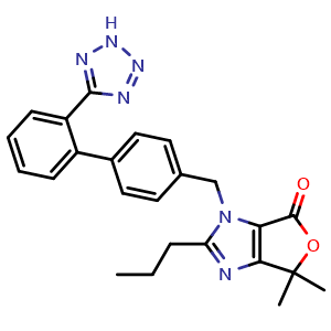 Chemical structure of Olmesartan lactone impurity , CAS 849206-43-5, AChemBlock X211657