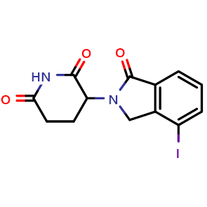 Chemical structure of Lenalidomide-I , CAS 2207541-30-6, AChemBlock X211659