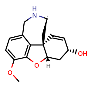 Chemical structure of N-Desmethyl Galanthamine , CAS 41303-74-6, AChemBlock X211662