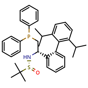 [S(R)]-N-[(1S)-1-(2',6'-Diisopropyl)-(1,1'-biphenyl)-2-yl]-2-(diphenylphosphino)ethyl]-2-methyl-2-propanesulfinamide