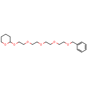 Chemical structure of Benzyl-PEG4-THP , CAS 1027926-86-8, AChemBlock X211696