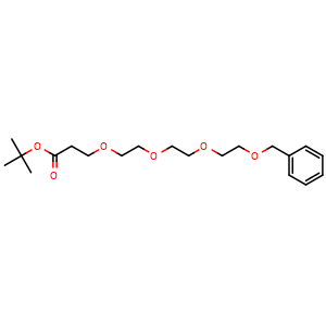 Chemical structure of Benzyl-PEG4-Boc , CAS 2484091-04-3, AChemBlock X211697