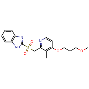 2-(((4-(3-methoxypropoxy)-3-methylpyridin-2-yl)methyl)sulfonyl)-1H-benzo[d]imidazole? (Rabeprazole Impurity??
