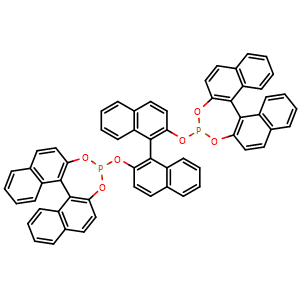 Chemical structure of 2,2'-bis(dinaphtho[2,1-d:1',2'-f][1,3,2]dioxaphosphepin-4-yloxy)-1,1'-binaphthalene , CAS 752210-44-9, AChemBlock X211736
