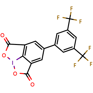 Chemical structure of p-BTFP-Iodosodilactone(FPID) , CAS 1803007-06-8, AChemBlock X211737