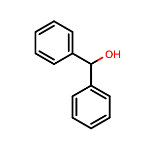 Chemical structure of Diphenylmethanol (Diphenhydramine Impurity) , CAS 91-01-0, AChemBlock X211776