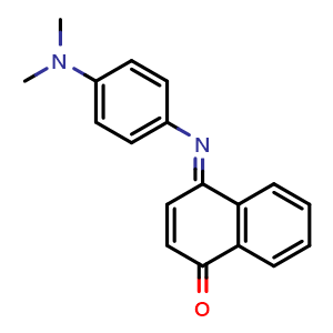 Chemical structure of Indophenol blue , CAS 132-31-0, AChemBlock X211803