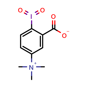 Chemical structure of 3-carboxy-4-iodyl-N,N,N-trimethylBenzenaminium, inner salt , CAS 2643968-51-6, AChemBlock X211820