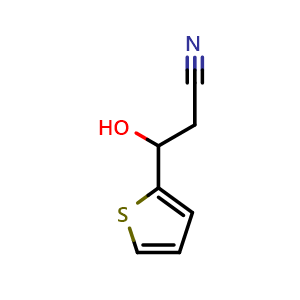 3-hydroxy-3-(thiophen-2-yl)propanenitrile