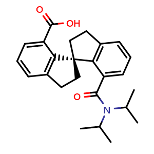 (S)-7'-(diisopropylcarbamoyl)-2,2',3,3'-tetrahydro-1,1'-spirobi[indene]-7-carboxylic acid