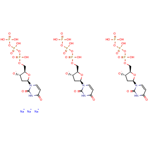 Chemical structure of dUTP. 2Na , CAS 102814-08-4, AChemBlock X211874