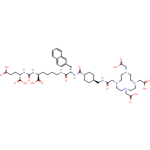 Chemical structure of PSMA-617 , CAS 1702967-37-0, AChemBlock X211900