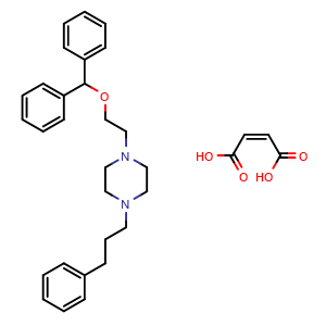 Chemical structure of GBR12935 Dimaleate Salt , CAS 1349767-56-1, AChemBlock X211903