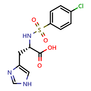 ((4-Chlorophenyl)sulfonyl)histidine