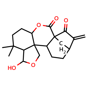 Chemical structure of (-)-Isodocarpin , CAS 10391-08-9, AChemBlock X211952