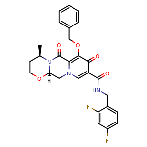 (4r,12as)-7-(benzyloxy)-n-(2,4-difluorobenzyl)-4-methyl-6,8-dioxo-3,4,6,8,12,12a-hexahydro-2h-[1,3]oxazino[3,2-d]pyrido[1,2-a]pyrazine-9-carboxamide