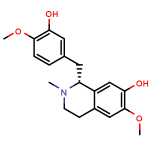 Chemical structure of (R)-Reticuline , CAS 3968-19-2, AChemBlock X211980
