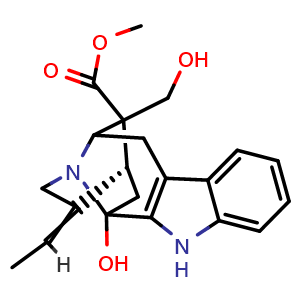 Chemical structure of 16-Epivoacarpine , CAS 114027-38-2, AChemBlock X212003