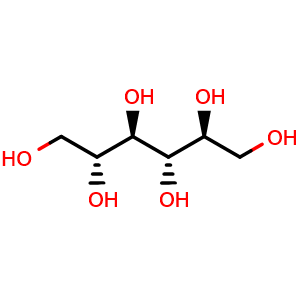 Chemical structure of Allitol , CAS 488-44-8, AChemBlock X212037