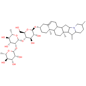 Chemical structure of alpha-Chaconine , CAS 20562-03-2, AChemBlock X212040