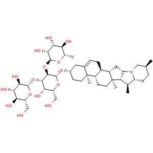 Chemical structure of alpha-Solanine , CAS 20562-02-1, AChemBlock X212045