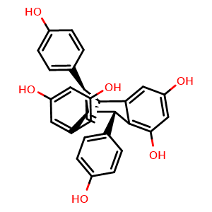 Chemical structure of Ampelopsin F , CAS 151487-08-0, AChemBlock X212050