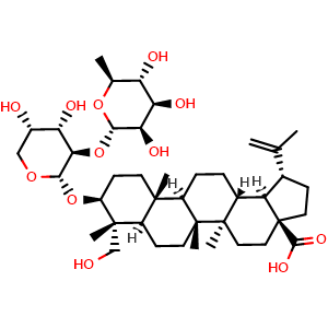 Chemical structure of Anemoside A3 , CAS 129724-84-1, AChemBlock X212052
