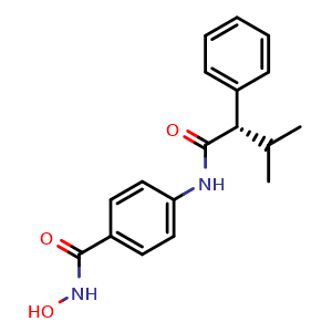 Chemical structure of AR-42 , CAS 935881-37-1, AChemBlock X212061