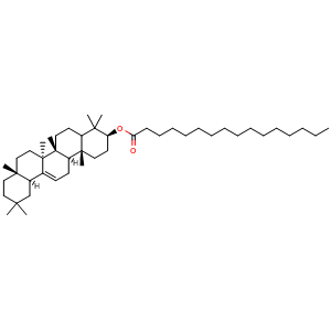 Chemical structure of beta-Amyrin palmitate , CAS 5973-06-8, AChemBlock X212081