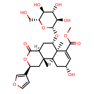 Chemical structure of Borapetoside B , CAS 104901-05-5, AChemBlock X212089