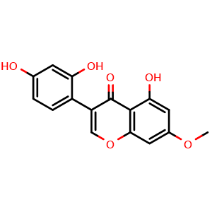 Chemical structure of Cajanin , CAS 32884-36-9, AChemBlock X212100