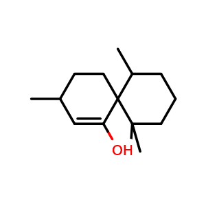 Chemical structure of Chamigrenol , CAS 19822-80-1, AChemBlock X212116