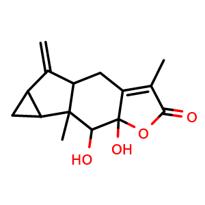 Chemical structure of Chloranthalactone E , CAS 73215-92-6, AChemBlock X212118