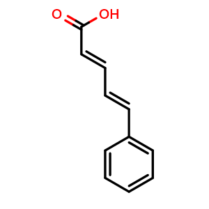 Chemical structure of Cinnamylideneacetic acid , CAS 1552-94-9, AChemBlock X212122