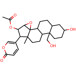 Chemical structure of Cinobufaginol , CAS 6691-83-4, AChemBlock X212123