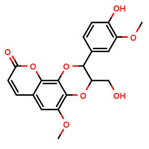 Chemical structure of Cleomiscosin B , CAS 76985-93-8, AChemBlock X212128
