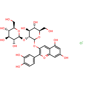 Cyanidin 3-sophoroside chloride