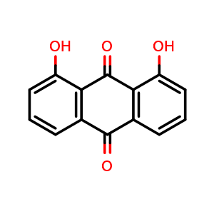 Chemical structure of Dantron , CAS 117-10-2, AChemBlock X212144