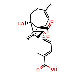 Chemical structure of Deacetylpseudolaric acid A , CAS 82508-37-0, AChemBlock X212148