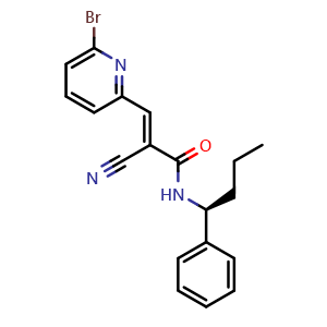 Chemical structure of Degrasyn (WP1130) , CAS 856243-80-6, AChemBlock X212150